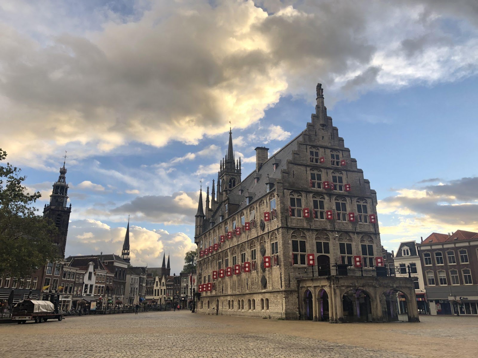 Straatbeeld van Gouda